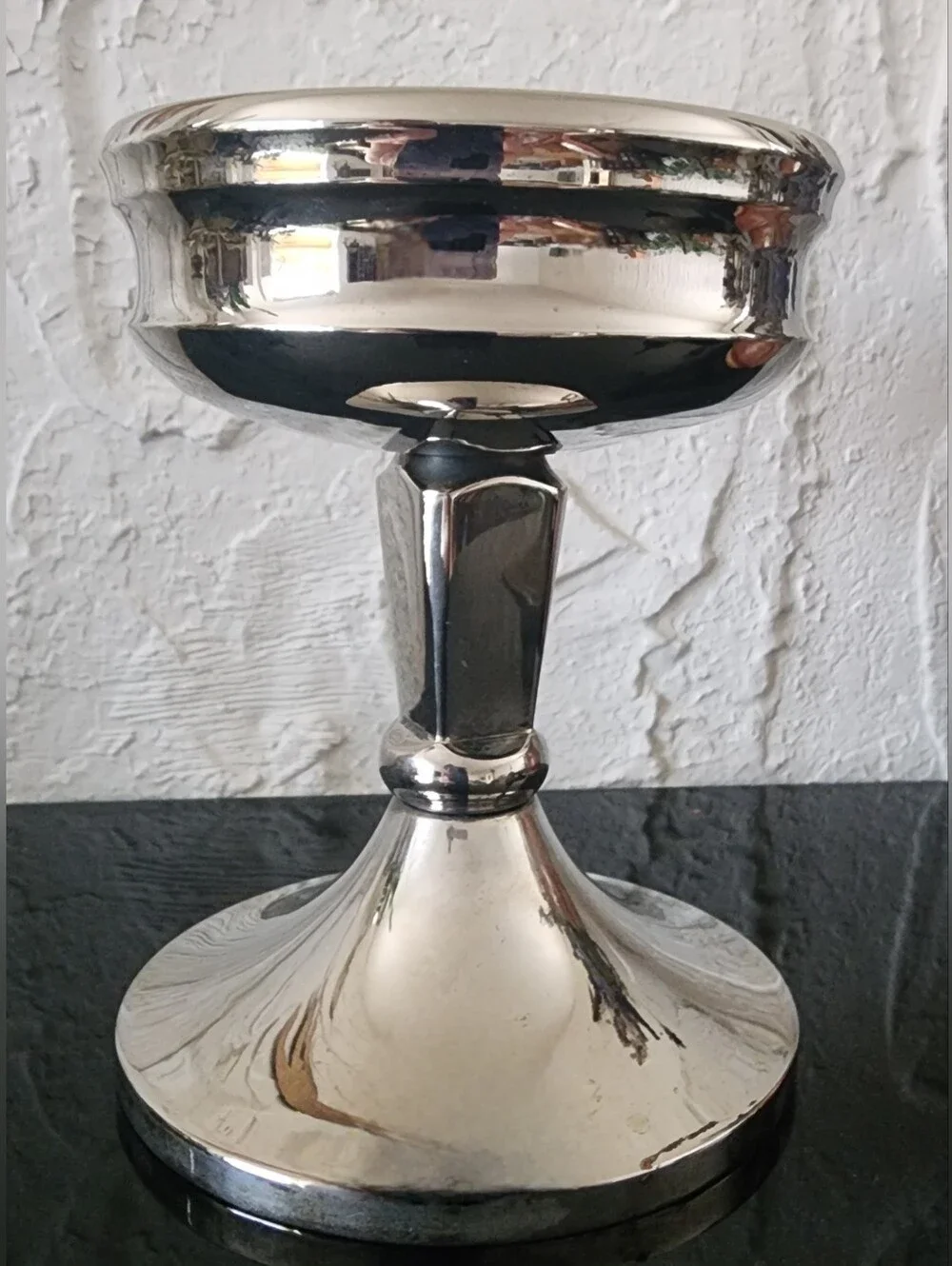 Pottery Barn Silver Plated Candle Stand